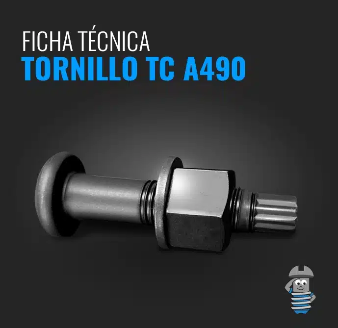 Ficha técnica tornillo tensión controlada A490 Casatornillos