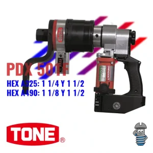 Pistola de instalación tornillos hexagonales PDX 501F A325: 1 1/4 y 1 1/2 / A490: 1 1/8 y 1 1/2