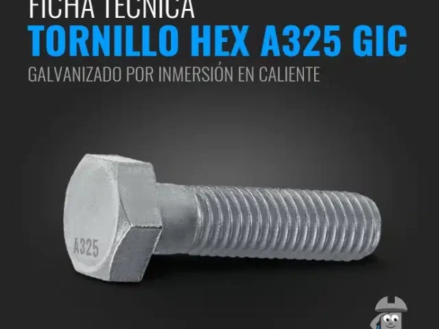 Ficha técnica Tornillo Hexagonal A325 GIC