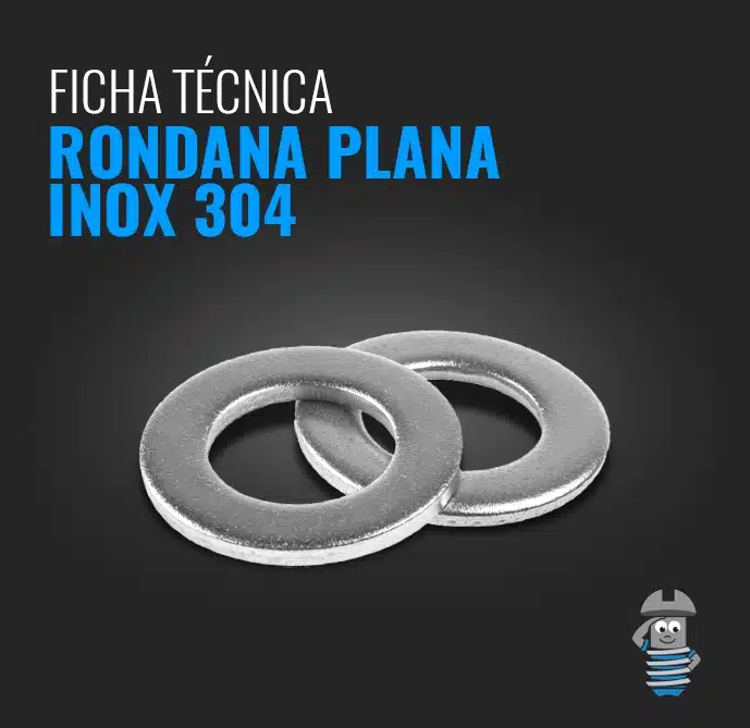 Ficha Técnica Rondana Plana Inoxidable 304