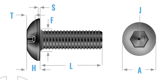 Ficha Técnica Tornillo Allen Botón