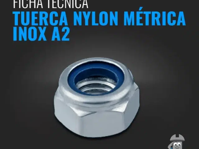 Ficha Técnica Tuerca Nylon Métrica Inoxidable A2