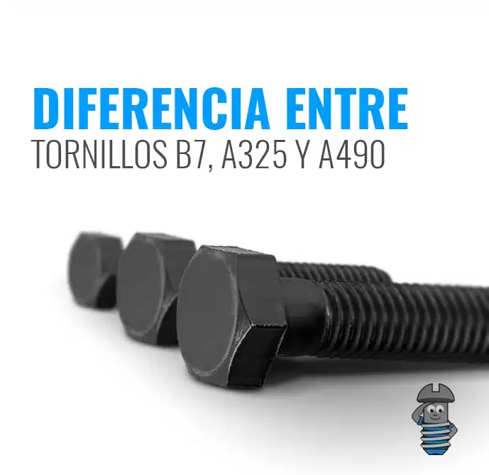 Diferencia entre tornillos B7, A325 y A490